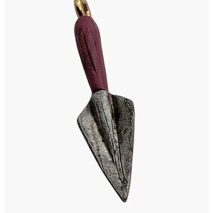 Miniature Garden Spade Charm Pink Handle Hand Trowel